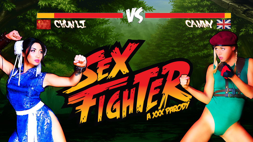 Christen Courtney and Rina Ellis in Sex Fighter: Chun Li vs. Cammy XXX Parody